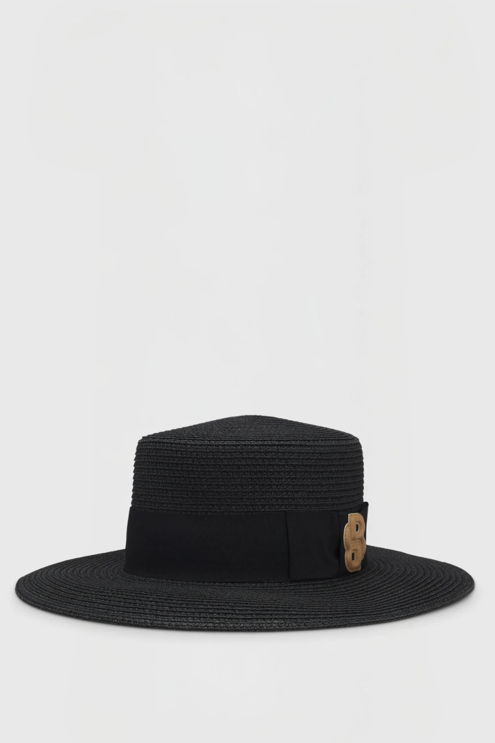 BOATER HAT BLACK