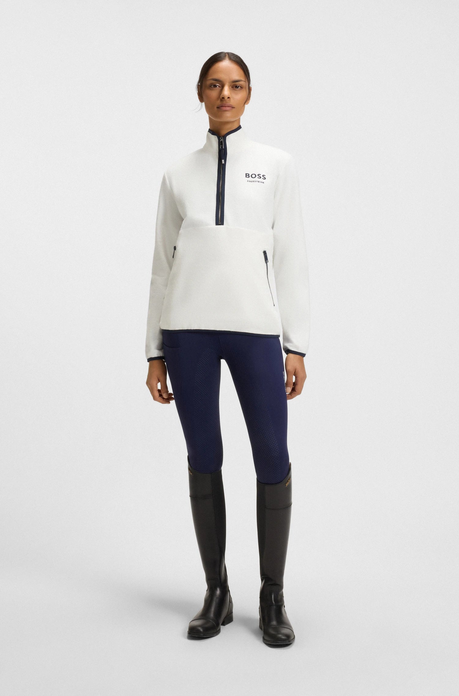 FEDORA HALF ZIP FELPA