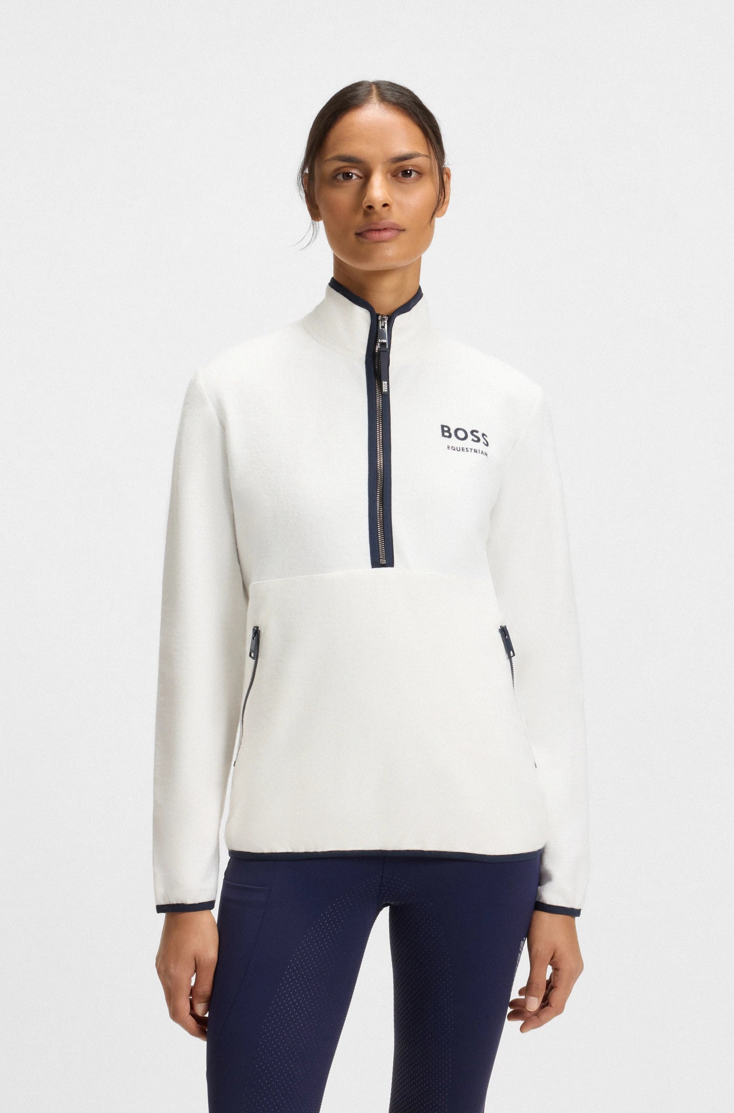 FEDORA HALF ZIP FELPA